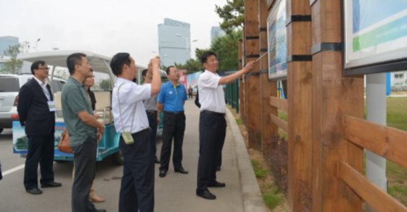 山东省旅游局专家组检查验收城市阳台创建国家4A级旅游景区